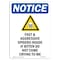 Signmission Safety Sign, OSHA Notice, 24" Height, Fast And Aggressive Sign With Symbol, Portrait OS-NS-D-1824-V-12484 - alternate 1